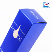 boîte d&#39;emballage de lotion de soin de peau cosmétique imprimée de logo personnalisé